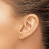 Gold Love Knot Post Earrings