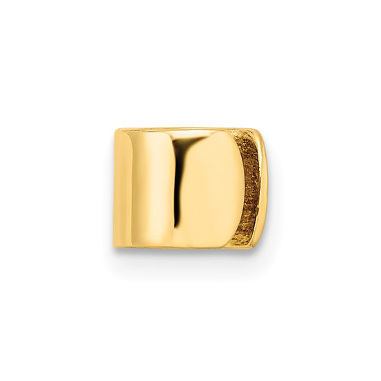 14k Polished 7.8mm Single Ear Cuff