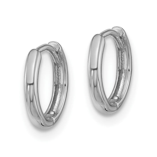 Gold Circle Hinged Hoop Earrings