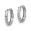 Gold Circle Hinged Hoop Earrings
