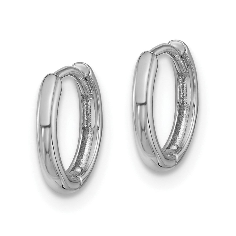 Gold Circle Hinged Hoop Earrings