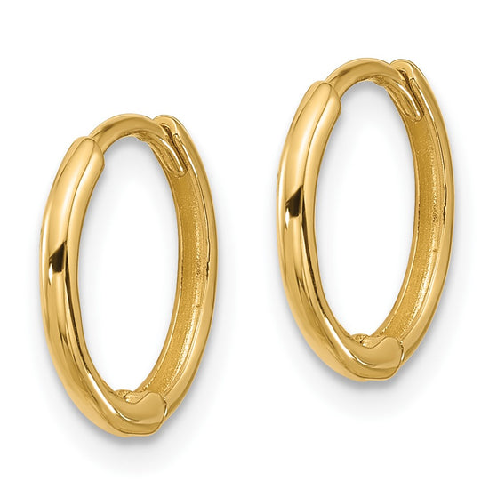 Gold Hinged Hoop Earrings