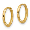 Gold Hinged Hoop Earrings