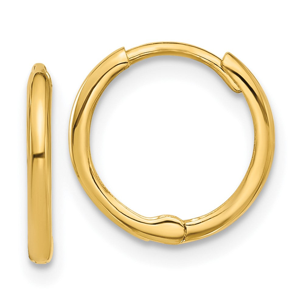 Gold Hinged Hoop Earrings