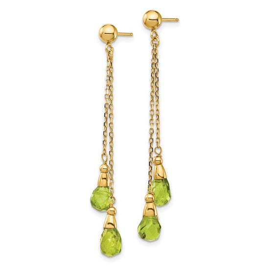 Gemstone Dangle Earrings
