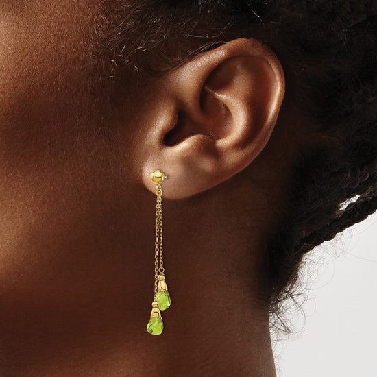 Gemstone Dangle Earrings