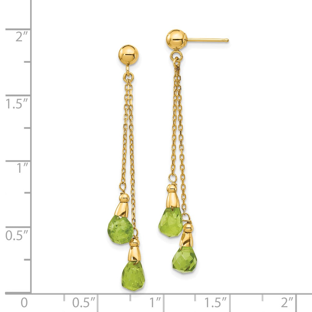 Gemstone Dangle Earrings