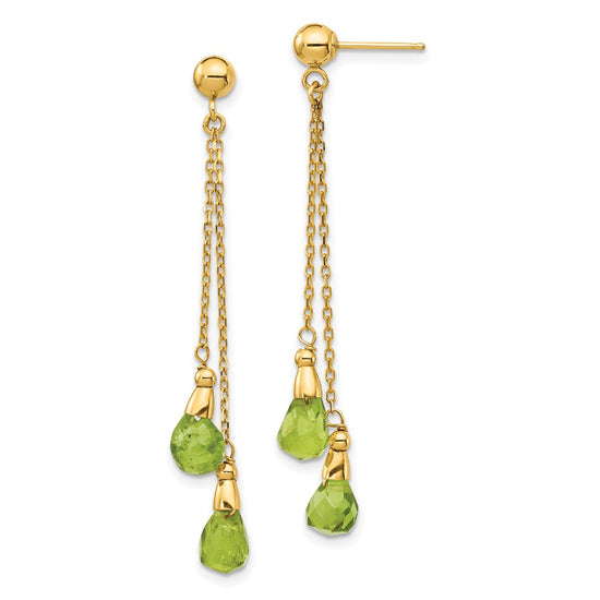 Gemstone Dangle Earrings