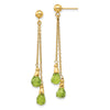 Gemstone Dangle Earrings