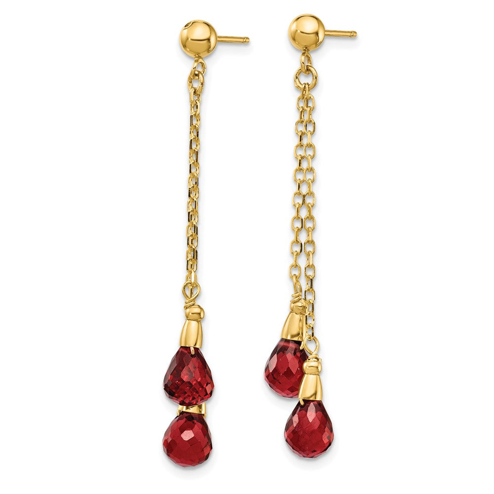 Gemstone Dangle Earrings