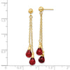 Gemstone Dangle Earrings