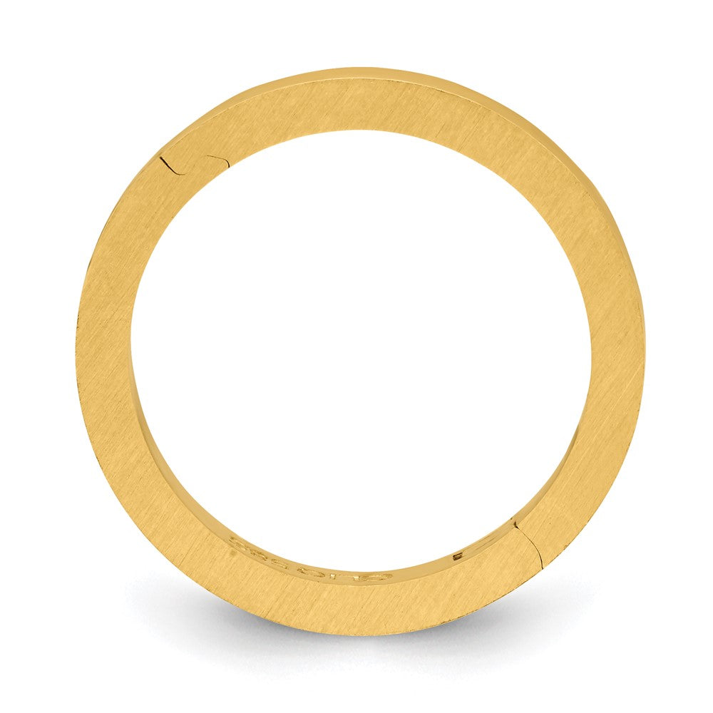 14k Yellow Gold 2.7mm CLIQ Hinged Shank Size 6.5