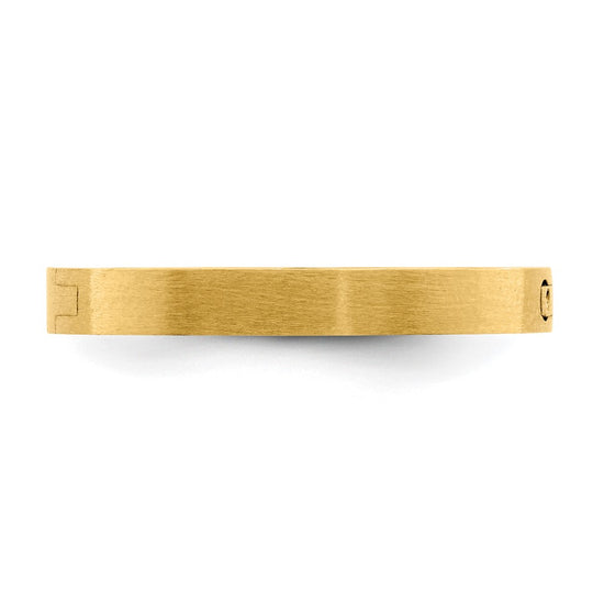 14k Yellow Gold 2.7mm CLIQ Hinged Shank Size 6.5