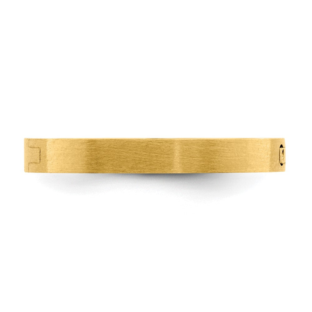 14k Yellow Gold 2.7mm CLIQ Hinged Shank Size 6.5