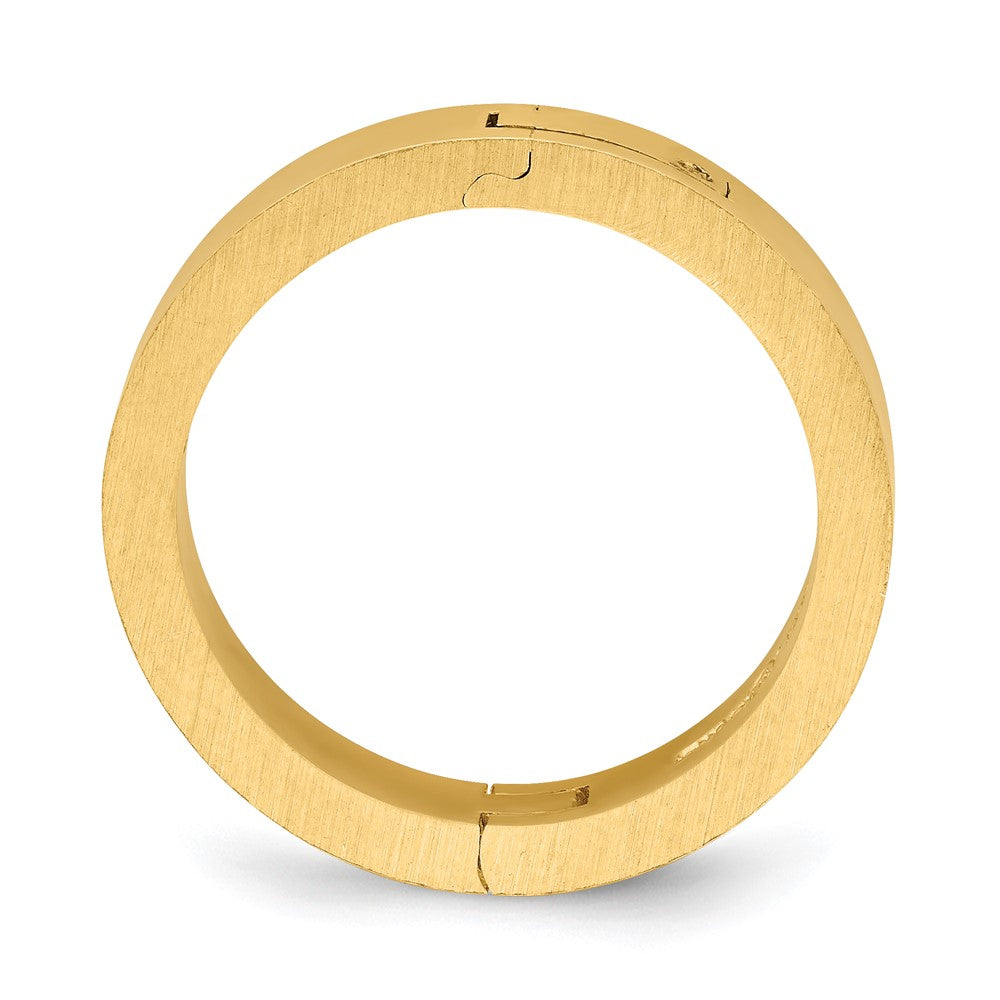 14k Yellow Gold 4mm CLIQ Hinged Shank Size 4