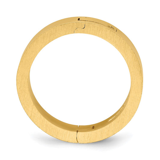 14k Yellow Gold 4mm CLIQ Hinged Shank Size 6