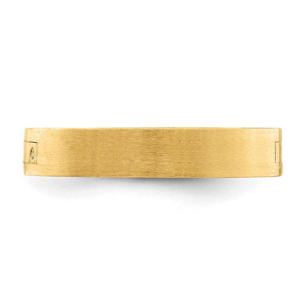 14k Yellow Gold 4mm CLIQ Hinged Shank Size 4