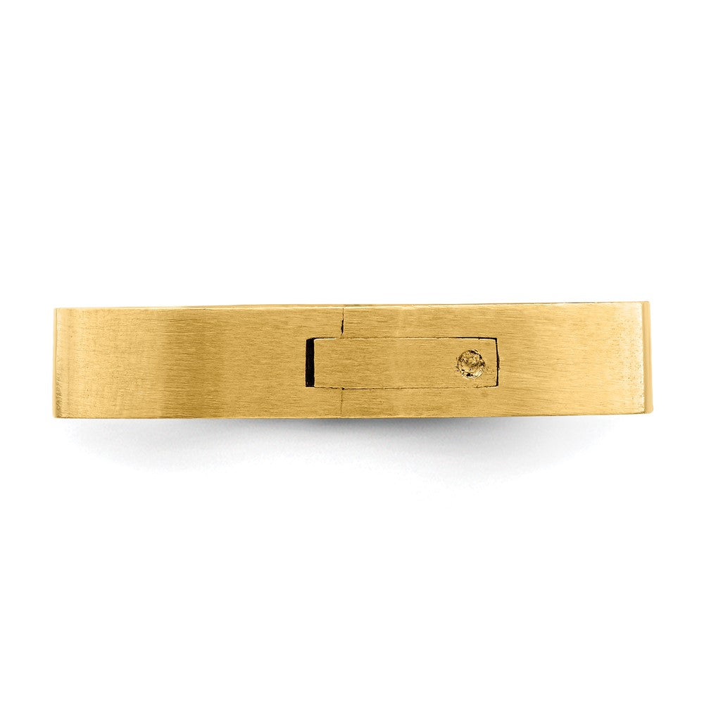 14k Yellow Gold 4mm CLIQ Hinged Shank Size 4