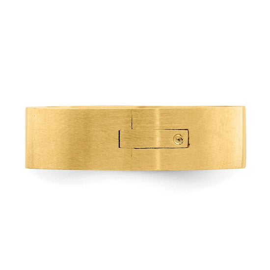 14k Yellow Gold 6mm CLIQ Hinged Shank Size 5
