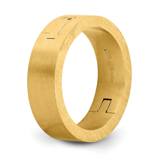 14k Yellow Gold 6mm CLIQ Hinged Shank Size 5