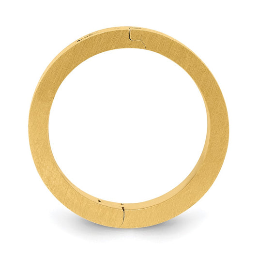 14k Yellow Gold 8mm CLIQ Hinged Shank Size 8.5