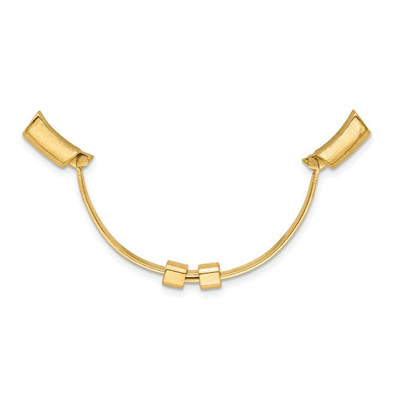14k Yellow Gold 2.6mm Finger Size 5-7 Adjusto Shank