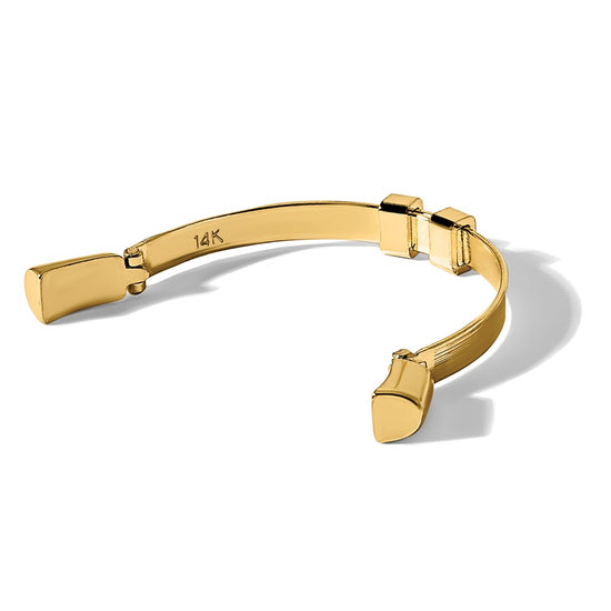 14k Yellow Gold 2.6mm Finger Size 7-9 Adjusto Shank