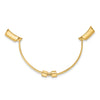 14k Yellow Gold 2.6mm Finger Size 7-9 Adjusto Shank