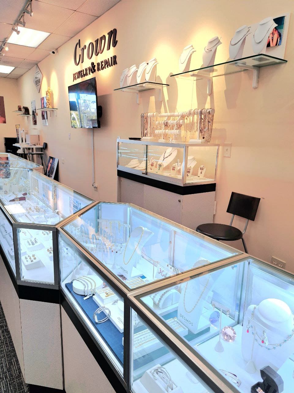 Crown Jewelry showroom in Reisterstown, Maryland