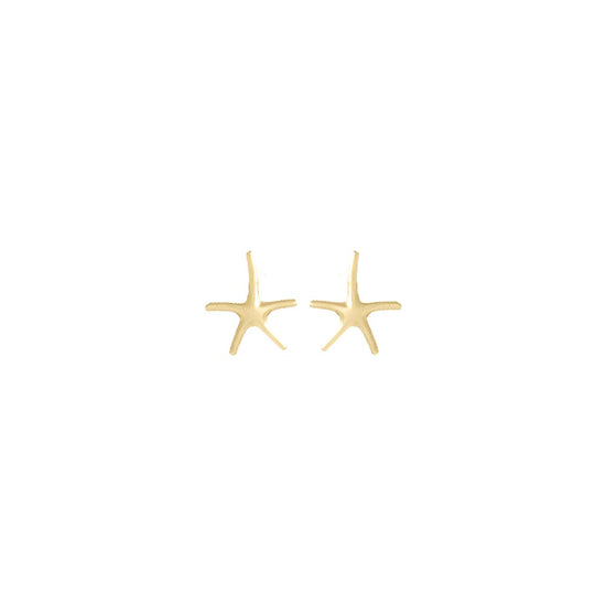 10k Starfish Earrings