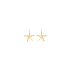 10k Starfish Earrings
