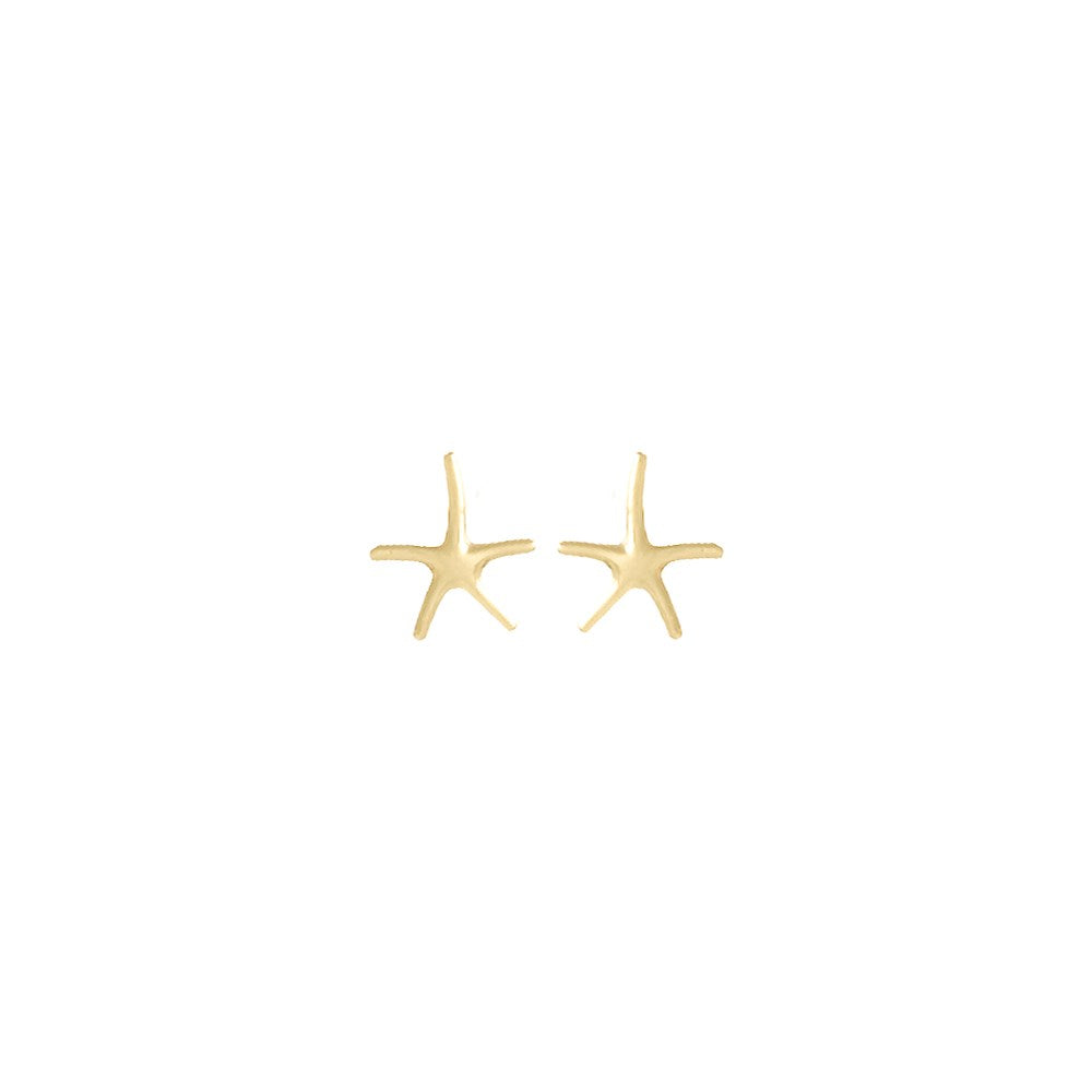 10k Starfish Earrings